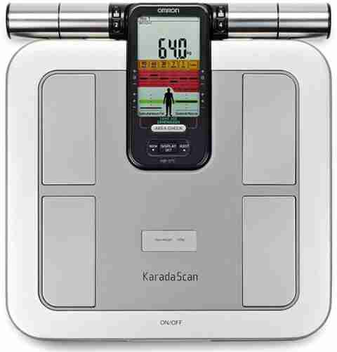 ほぼ新品　OMRON KaradaScan 体脂肪計 HBF-375 Omron Karada Scan Body Composition & Scale - Gray (HBF-375