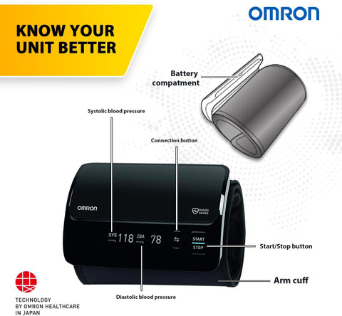 OMRON Hem7600T HEM 7600T Tubeless 360° Accurate Digital Blood