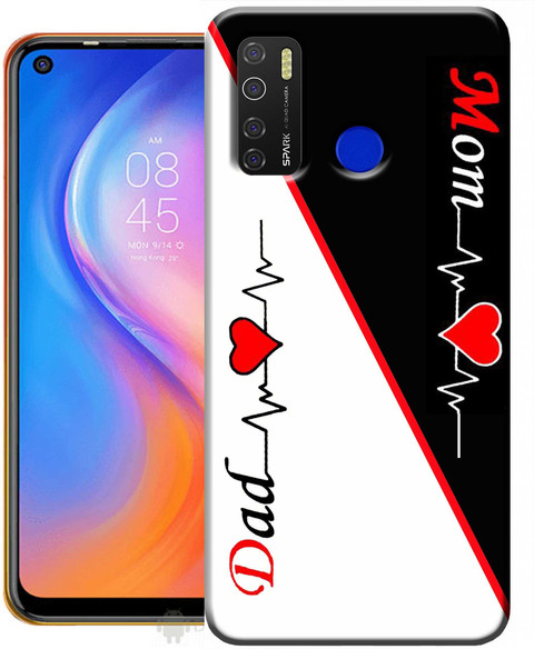 HEXAcase Back Cover for Tecno Spark Mobile back cover Tecno