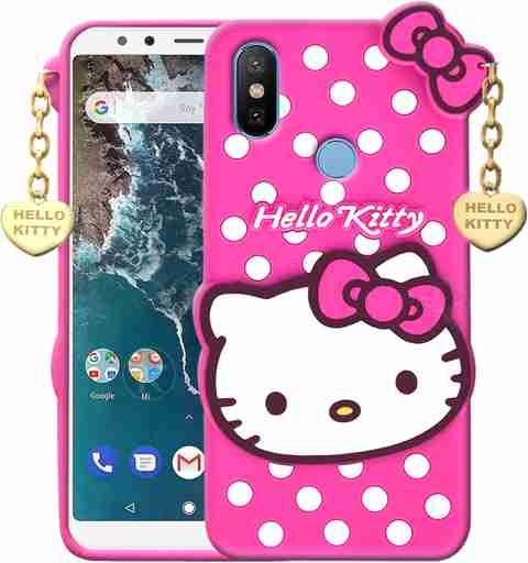 Kreatick Back Cover for Redmi Y2 Hello Kitty Case 3D Cute Doll
