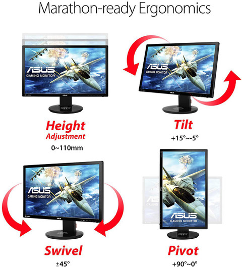 ASUS 60.96 cm (24 inch) Full HD TN Panel Anti Glare||Stereo
