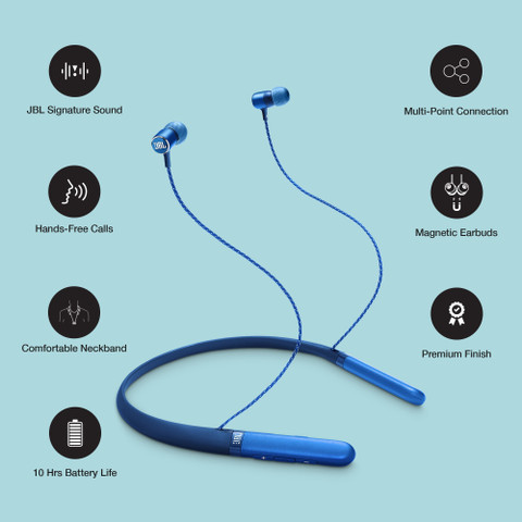 JBL LIVE200BT Wireless In-Ear Neckband Bluetooth Price in India