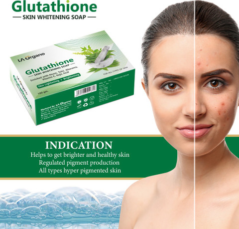 la organo glutathione skin whitening soap product info and reviews Cymbiotika - Citrus Vanilla Liposomal Glutathione main image 0