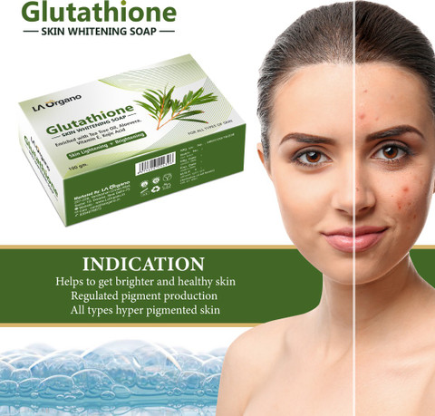 la organo glutathione skin whitening soap product info and reviews For Brightening & Whitening LA Organo Glutathione Tea tree