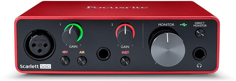 フォーカスライト/ Scarlett Solo gen3 FOCUSRITE SCARLETT SOLO 3RD GEN Audio Interface Price in
