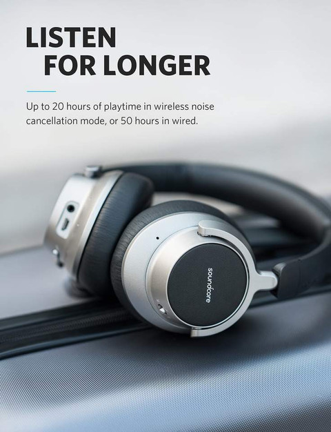 Soundcore by Anker Space NC Active noise cancellation enabled