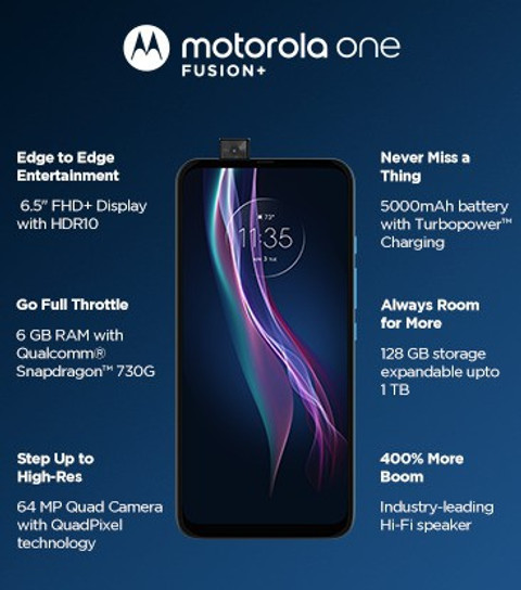 One Fusion+ Motorola Phone Pop Up Camera Moto Fusion Motorola Pop