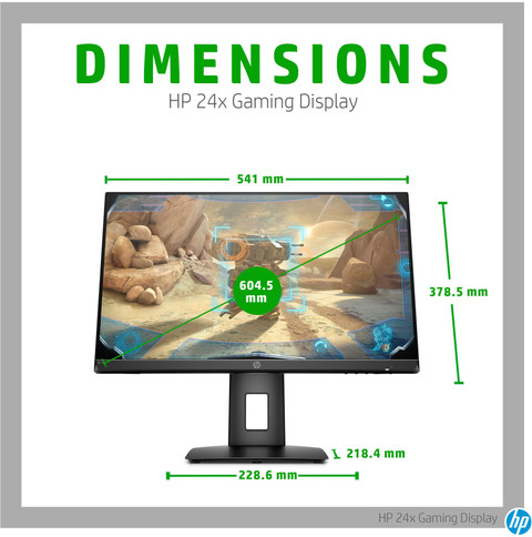 24 Inch Hp 24x 144hz Full Hd Gaming Monitor Buy HP X24ih 24
