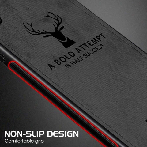 MOBILOVE Back Cover for Samsung Galaxy F62 Deer Pattern Cloth