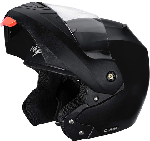 VEGA HELMET(Black)-01 Motorbike Helmet - Buy VEGA HELMET