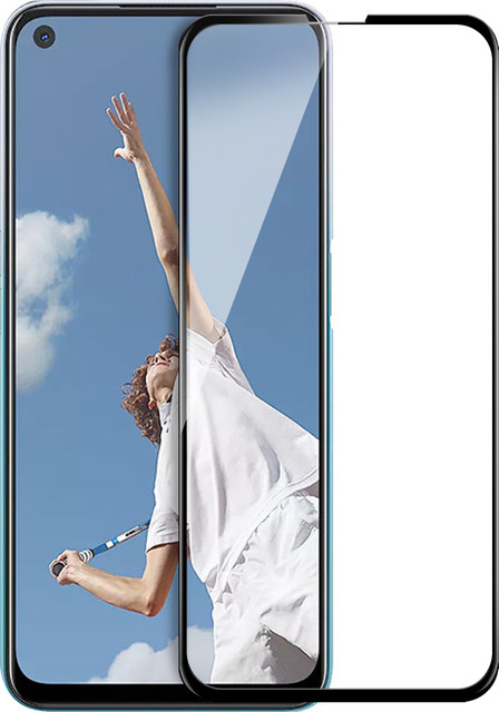 Knotyy Edge To Edge Tempered Glass for Oppo A54, Realme Narzo 20 Pro,  Realme 7, Realme 6, Realme 6i, Realme 7i, Oppo A92, Vivo Z1 Pro, Oppo A52