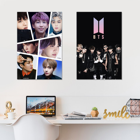 BTS posters for room - Set of 2 - BTS V posters - BTS Posters for
