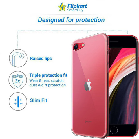 Flipkart SmartBuy Back Cover for Apple iPhone SE (3rd Gen), Apple