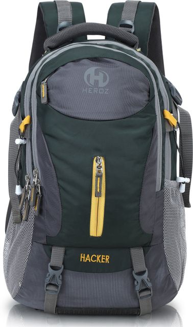 HEROZ Hacker 50 L Laptop Backpack Mehdi Green - Price in India