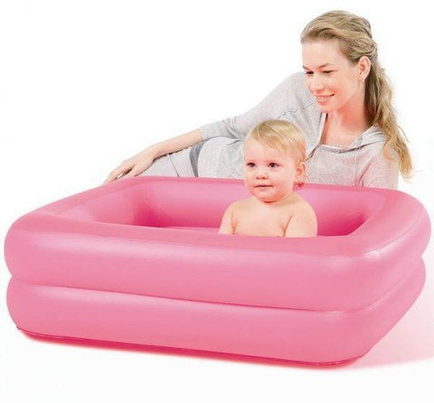 FurShine Baby Swimming Pool Bath Tub, Fit Inflatable (Pink, 3FT, Foldable)