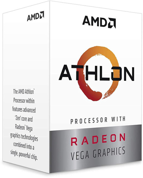 AMD Athlon 3000G with Radeon Vega GHz AM4 Socket Cores Threads  MB L2 MB L3 Desktop Processor