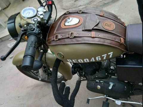 KOHLI BULLET ACCESSORIES Petrol Tank Cover for Strap Royal Enfield
