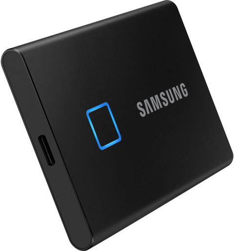 Samsung Portable SSD T7 Touch 2TB 本体 Samsung T7 Touch 2TB Up to 1,050MB/s USB 3.2 Gen 2 (10Gbps, Type-C