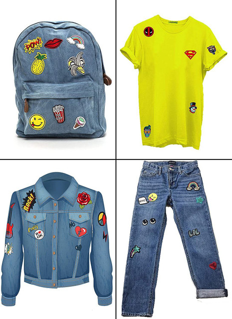 LazyChunks Printed Iron Patches SA Style Decoration for Clothes - Main Image