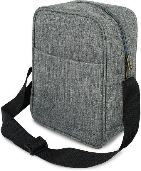 ADIRSA Canvas Insulated Lunch Bag for Office Women Men School Kids Eco  Friendly Reusable Washable/Adjustable Nylon Strap Waterproof Lunch Bag