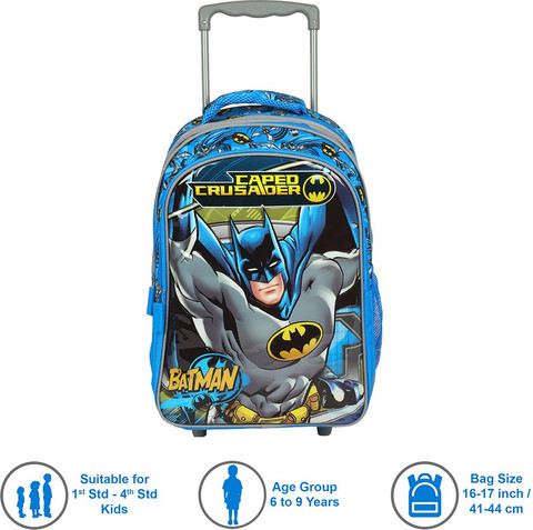 BATMAN Caper Crusader Trolley Bag (Primary 1st-4th