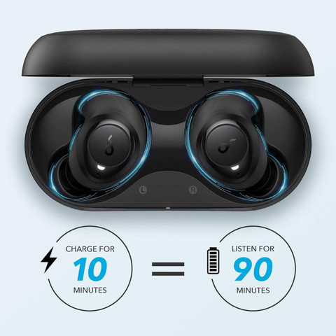 Soundcore by Anker Life Dot with 100hrs Battery Life Bluetooth
