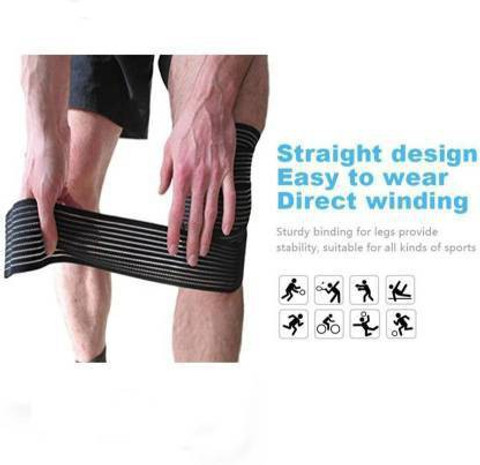 JMO27Deals Heavy Duty Knee Wrap Knee Support or Squats Gym Power