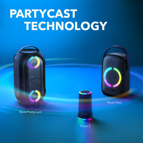 Buy Soundcore by Anker Rave Neo 50 W Bluetooth Party Speaker