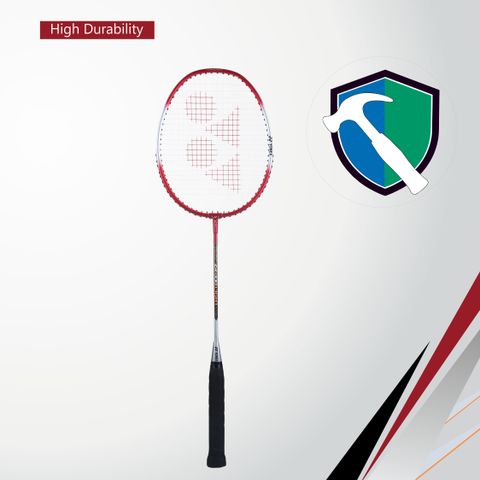 YONEX ZR 100 Light Red, Silver Strung Badminton Racquet