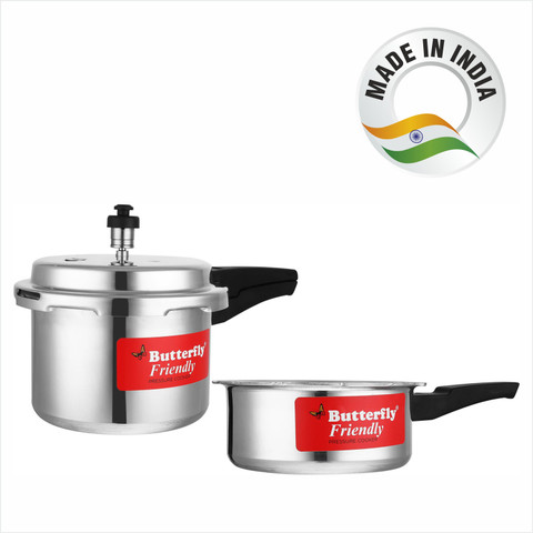 Butterfly Friendly Combo Pack L, L Outer Lid Pressure Cooker