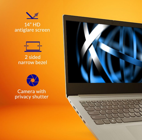 Lenovo Ideapad Intel Core i3 10th Gen 1005G1 (4 GB/1 TB HDD/Windows 10  Home) 14IIL05 Thin and Light Laptop