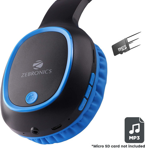 Zebronics Headphones Zeb Bluetooth Headset ZEBRONICS Zeb-Thunder