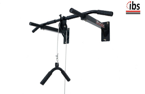 IBS Home Gym Pull up Bar with Top Big and Small Pulley Solid Fitness Gym  Accessories Pull-up Bar