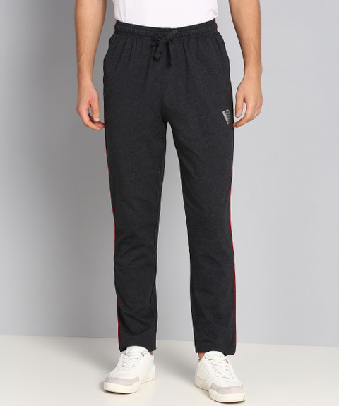 Flipkart Van Heusen Track Pants VAN HEUSEN Solid Men Grey Track