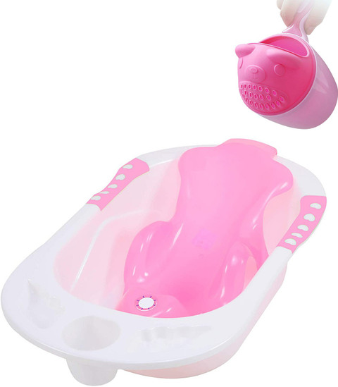 Maanit Baby Bather Set- Bath Tub with Toddler Sling Seat and