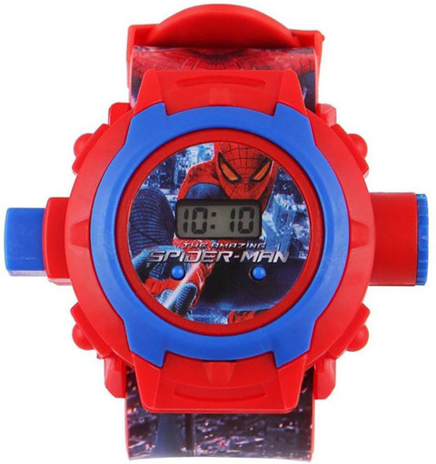 Super Kids Spider Man Digital Watch For Boys Girls