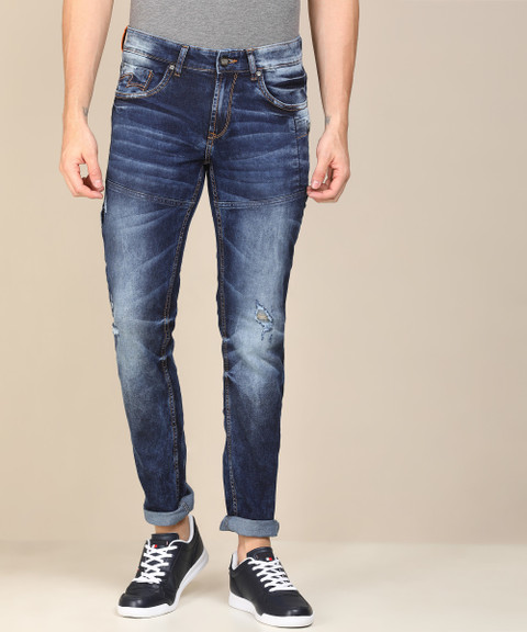 Spykar Skinny Men Blue Jeans Buy Spykar Skinny Men Blue Jeans