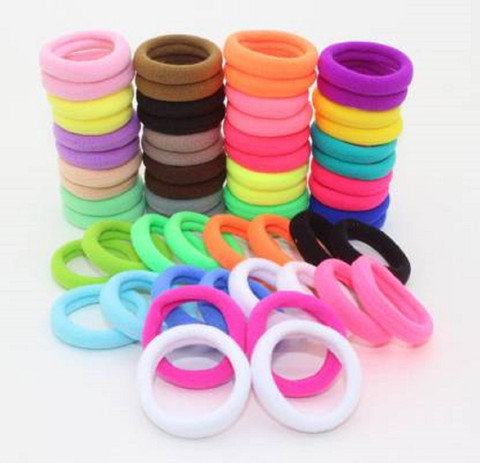 THE MAXIM Rubber Multi-Colour Pony Round Hair Band For Women and