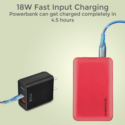 Ambrane 10000 mAh W Power Bank Price in India Buy Ambrane