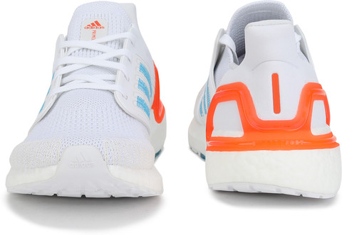 adidas gazelle silver green womens Adidas Ultra Boost 20 White Sharp Blue True Orange main image 1