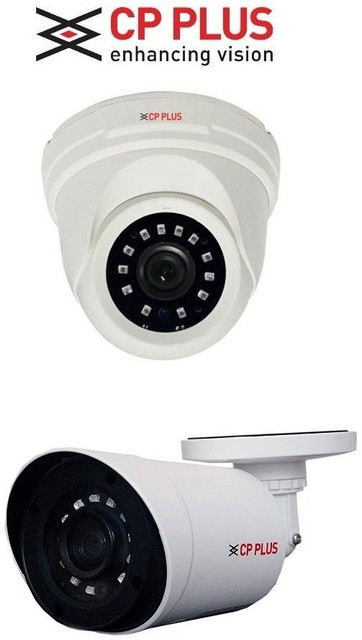 CP PLUS 4Ch DVR (1080P) Megapixel Dome Bullet