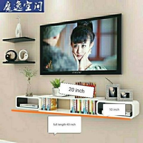 INDIAN DECOR SZY Wooden Set Top Box Wall Mount Shelf MDF (Medium