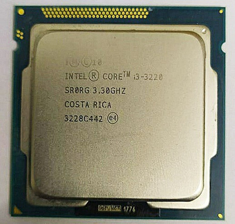 Intel I3-3220 3.3 GHz LGA 775 Socket 2 Cores 4 Threads 3 MB