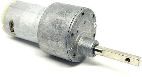 12V Turbo Worm Geared DC Motor – 10KG.cm Load, 6 RPM No-Load Speed, Metal Self-Lock Gearbox For Window Openers & Miniature Projects