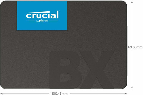 Crucial BX500 1 TB Desktop, Laptop Black SATA Internal Solid State