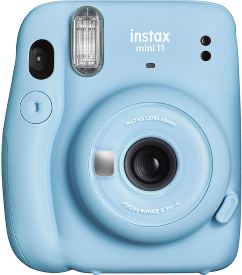 FUJIFILM Instax Mini Mini 11 Sky Blue with Twin Pack Instant Camera
