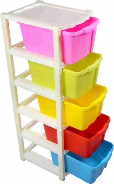 ELIGHTWAY MART 5 Compartment Modular Drawer Desk Organizer - Image 2