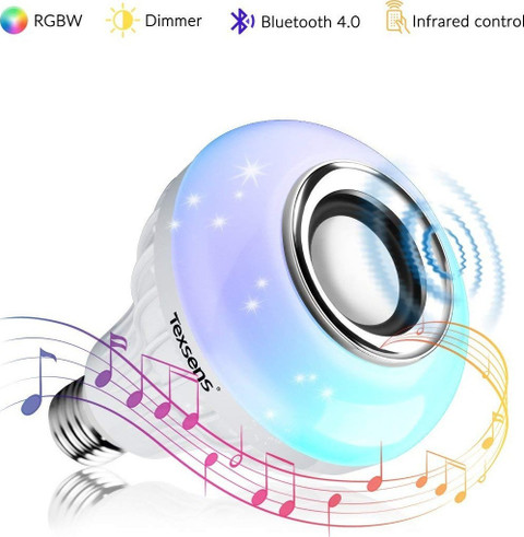 Triangle Ant LED Wireless Light Bulb Speaker, Smart Music Bulb