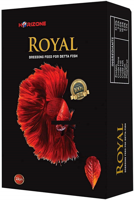 Horizone (Pack of 2) Royal Breeding Feed for Betta Fish, 22G fish