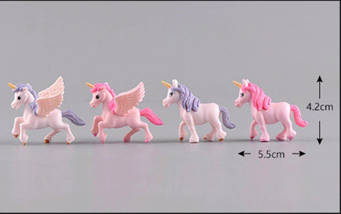 Chocozone Pack of Cute Unicorn Miniatures Garden Decoration Gifts for  Kids Girlfriend